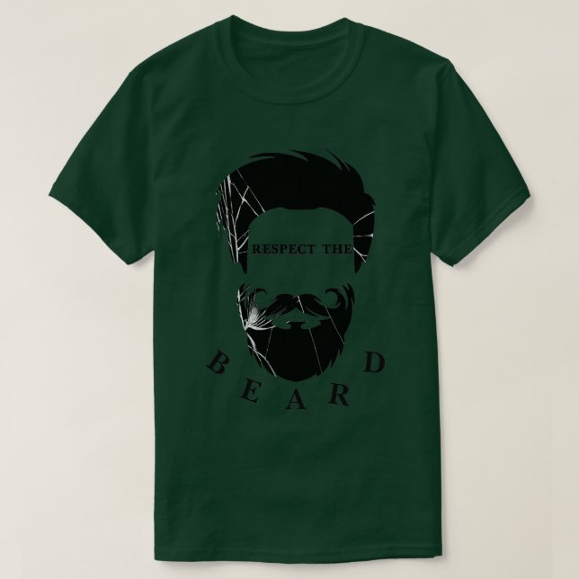 BEARD DESIGN 3 T-Shirt (Design Front)