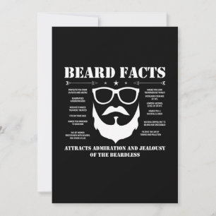 Beard Facts Invitation