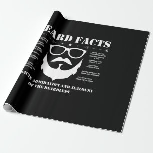 Beard Facts Wrapping Paper