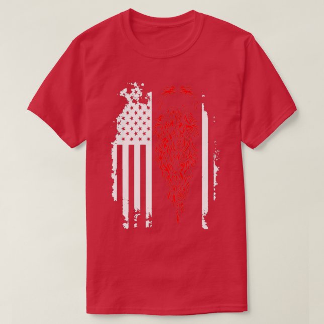 Beard Flag Shirt Classic TShirt (Design Front)