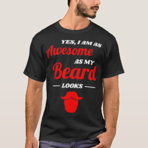 Beard Full Moustache Men Gift 2 1 T-Shirt