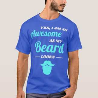 Beard Full Moustache Men Gift Classic TShirt