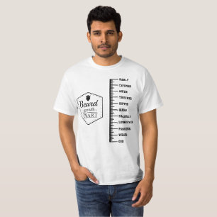 Beard Growth Chart T-Shirt
