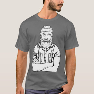 Beard Hipster Men Full Beard Beards Bearded 4 T-Shirt