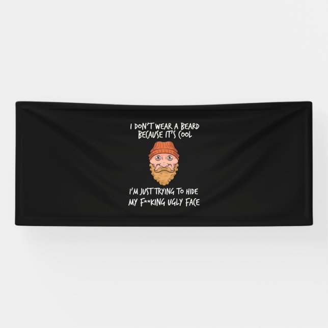 Beard It Is Cool Banner (Horizontal)