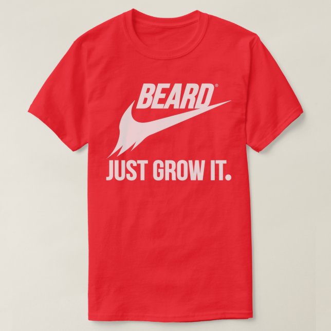 Beard Just Grow It Classic TShirt (Design Front)