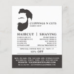 Beard Logo, Men's Barbers Advertising Flyer<br><div class="desc">Beard Logo,  Men's Barbers Advertising Flyers By The Business Card Store.</div>