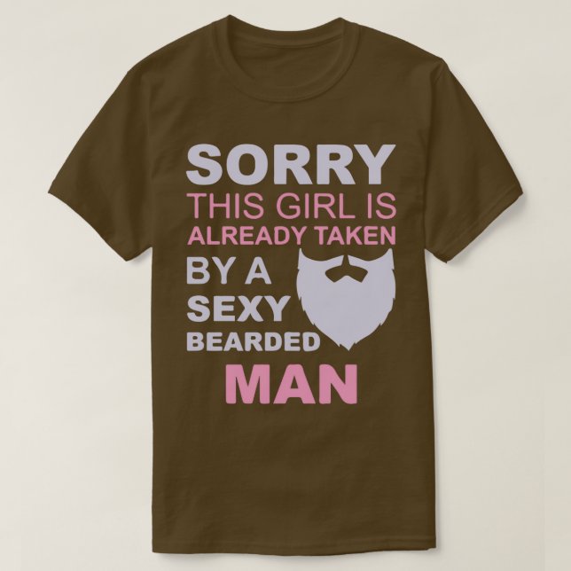 Beard Lover Girl T T-Shirt (Design Front)