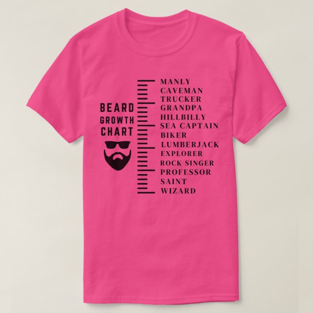 Beard Measuring Classic TShirt (Design Front)