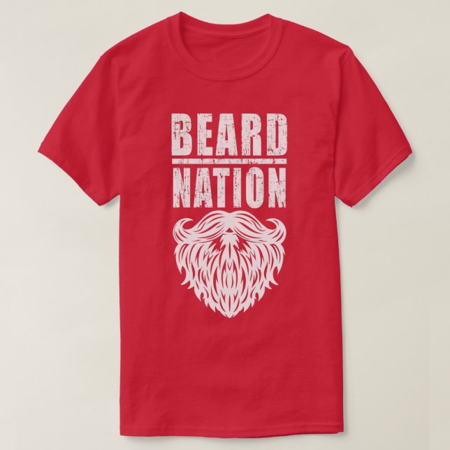 Beard nation Classic TShirt (Design Front)