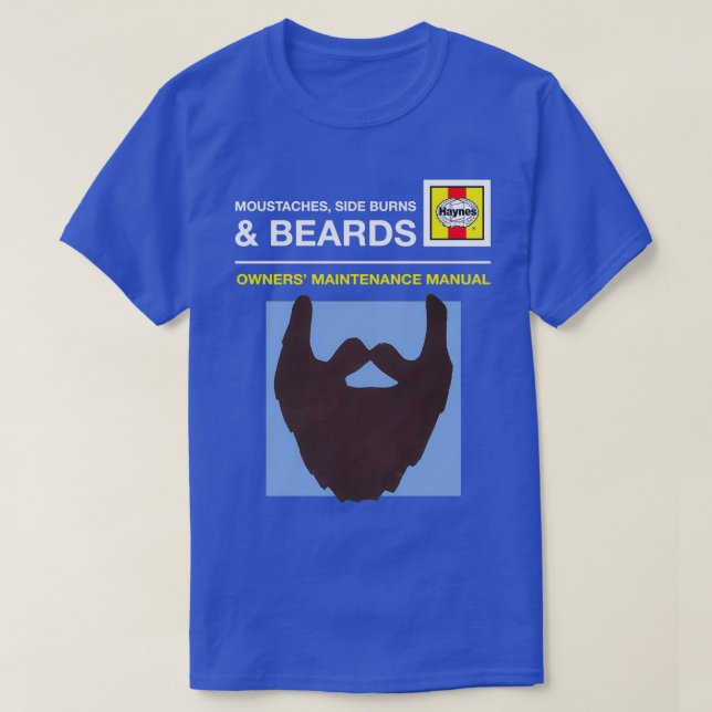 Beard Owners Manual T-Shirt (Design Front)