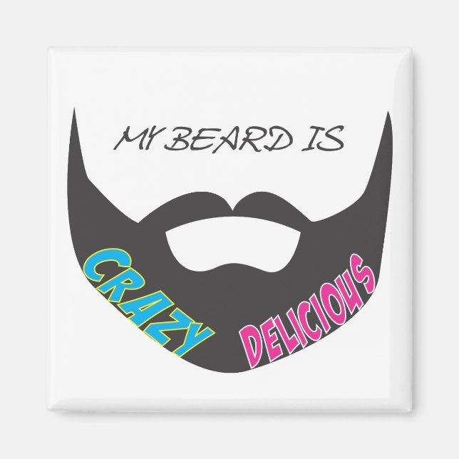 Beard Pride Magnet (Front)