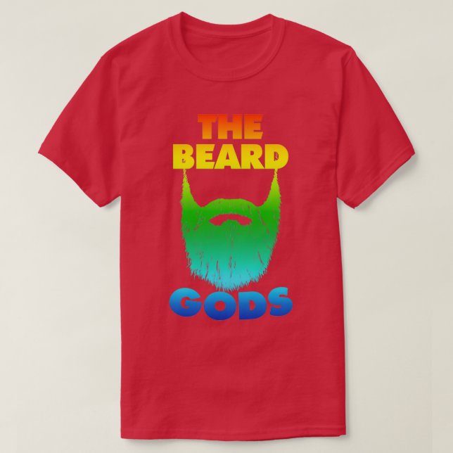 Beard Pride Shirt Beard Lovers Donx27t Shave Colou (Design Front)