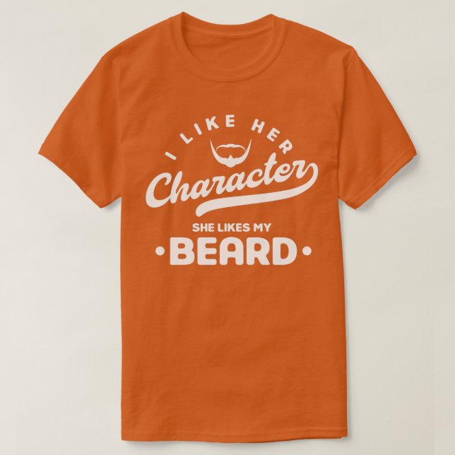 Beard Quote2 T-Shirt (Design Front)