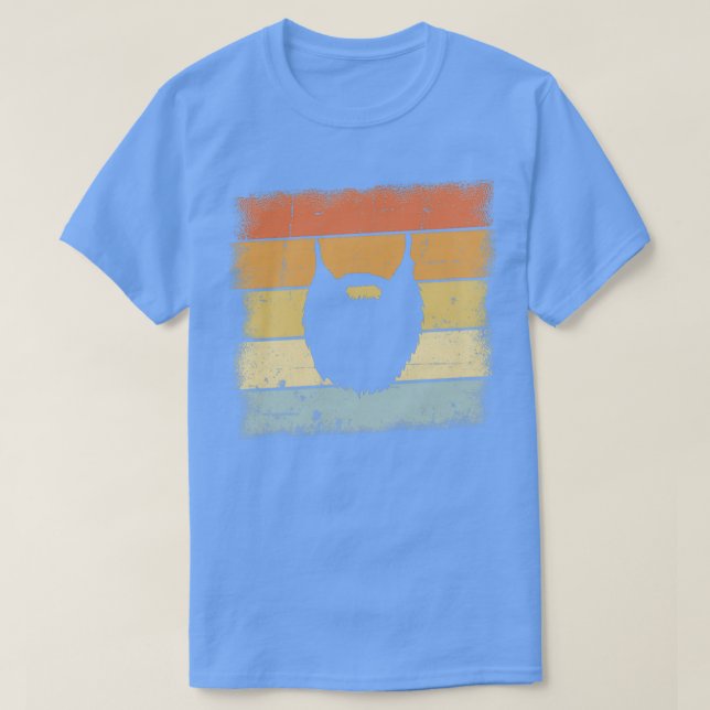 Beard Retro Design Classic TShirt (Design Front)