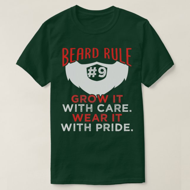 Beard Rule 9 1 T-Shirt (Design Front)