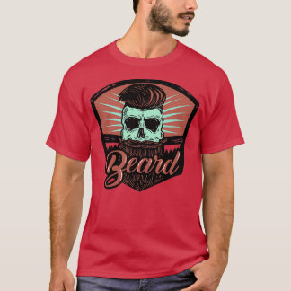 Beard Skull Beard Hipster T-Shirt