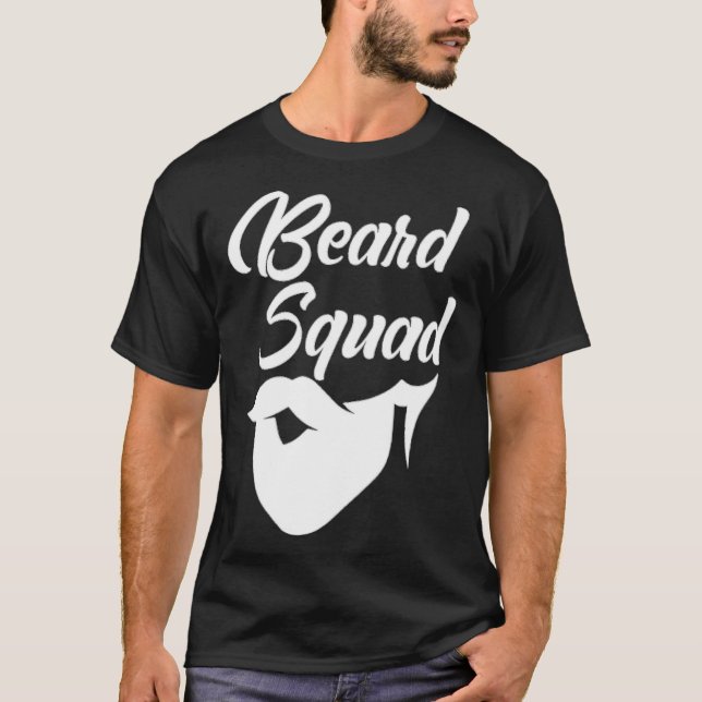 Beard squad army best friend s -  T-Shirt (Front)