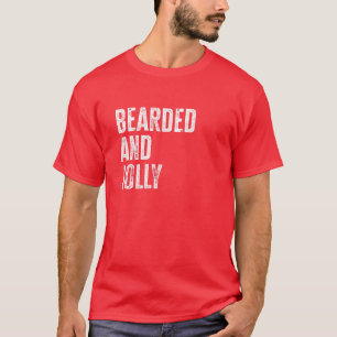 Bearded And Jolly Santa Christmas Gift T-Shirt