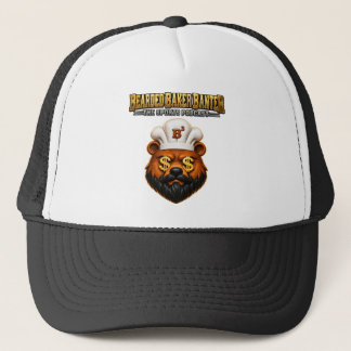 Bearded Baker Brothers Big Face Bear Trucker Hat
