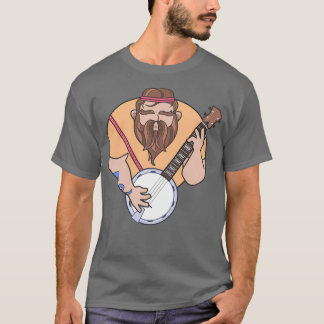 Bearded Banjo Player 1  T-Shirt