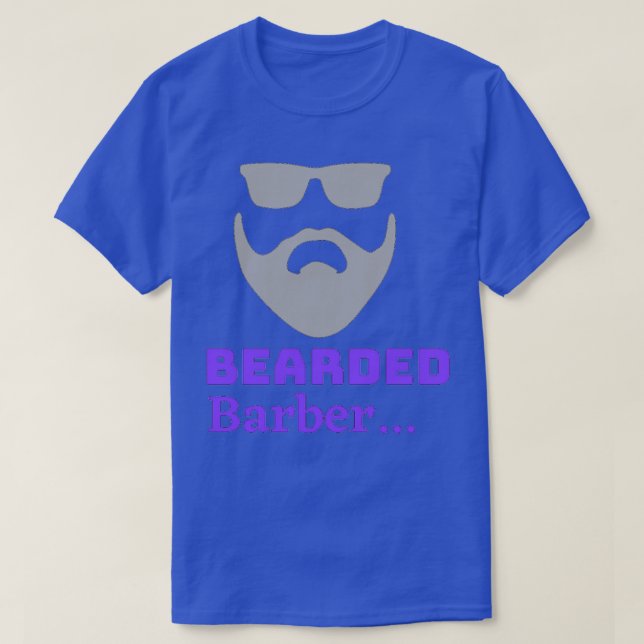 Bearded Barber T-Shirt (Design Front)