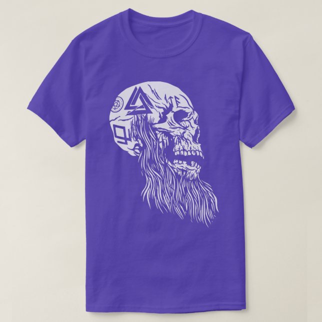 Bearded beard viking  T-Shirt (Design Front)