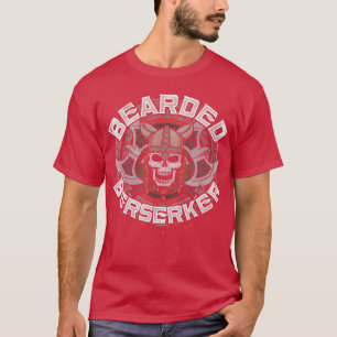 Bearded Berserker Norse Mythology T-Shirt