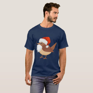 Bearded Birding Cute Critter Christmas T-Shirt