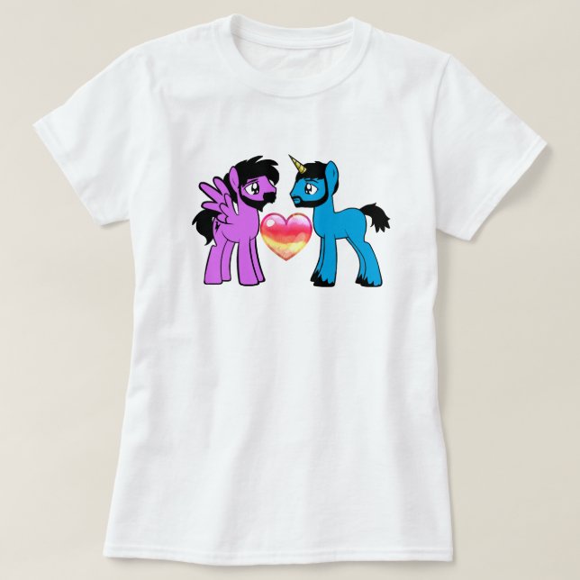 Bearded Brony Women's size TShirt (Design Front)