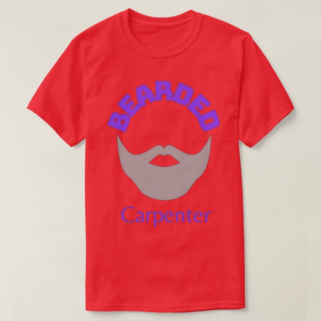 Bearded carpenter 27 T-Shirt (Design Front)