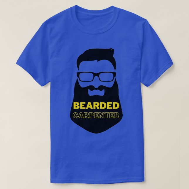 Bearded carpenter dad 3 T-Shirt (Design Front)