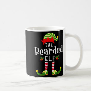 Bearded Christmas Elf Matching Pajama X-mas Party  Coffee Mug