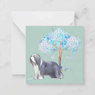Bearded Collie Card