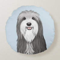 Bearded Collie Cartoon Dog