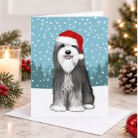 Bearded Collie Cute Dog Christmas Custom