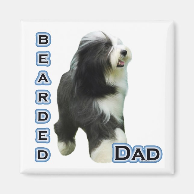 Bearded Collie Dad 4 - Magnet (Front)