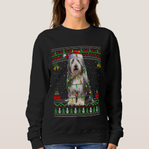 Bearded Collie Dog Lover Santa Ugly Bearded Collie Sweatshirt