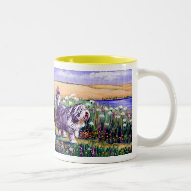 Bearded Collie Mug (Right)