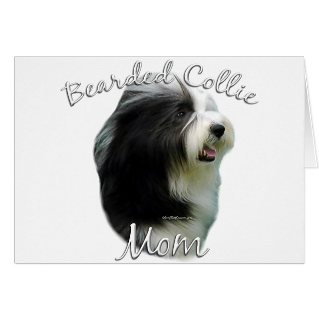 Bearded Collie Mum 2 (Front Horizontal)
