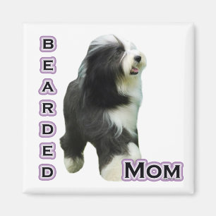 Bearded Collie Mum 4  - Magnet