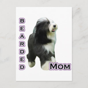 Bearded Collie Mum 4 Postcard