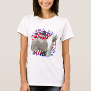 Bearded Collie Patriot T-Shirt
