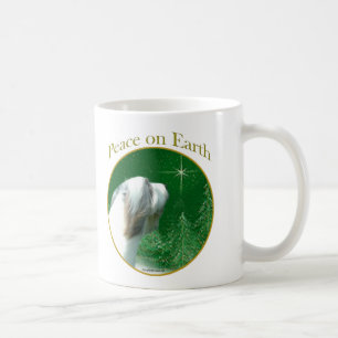 Bearded Collie Peace Coffee Mug