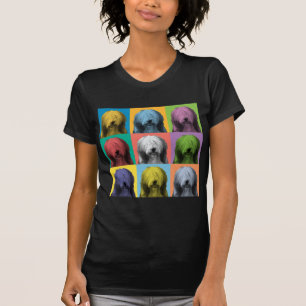 Bearded Collie Pop-Art T-Shirt