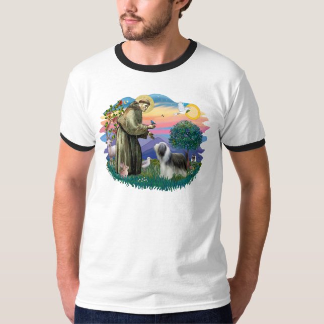 Bearded Collie (slate-white) T-Shirt (Front)