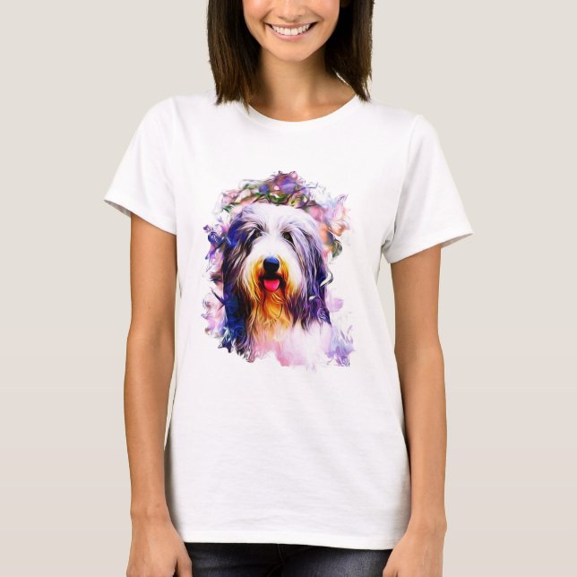 Bearded Collie T-Shirt (Front)