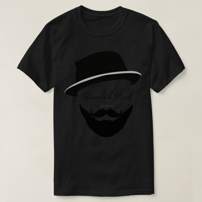 Bearded Dad 3 T-Shirt (Design Front)