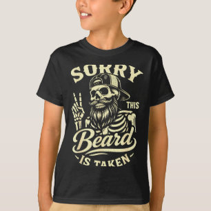 Bearded dad daddy father's day sorry this beard is T-Shirt