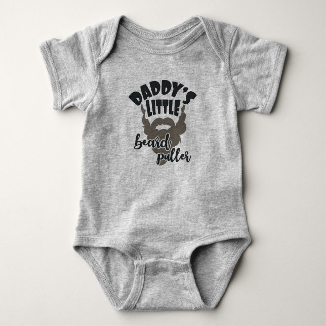 bearded daddy baby bodysuit (Front)